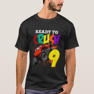 Camiseta Crianças, estou pronto para esmagar o caminhão mon