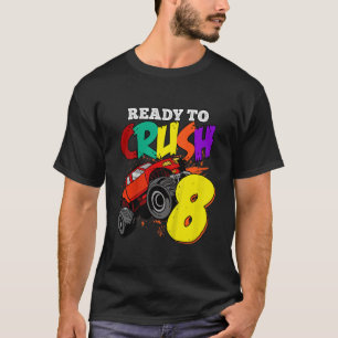 Camiseta Crianças, estou pronto para esmagar o caminhão mon