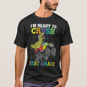 Camiseta Crianças, estou pronto para esmagar o caminhonete