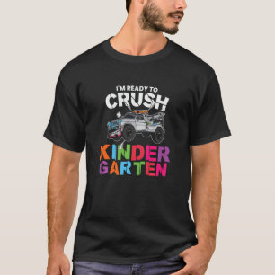 Camiseta Crianças, estou pronto para esmagar o Kinder Garte