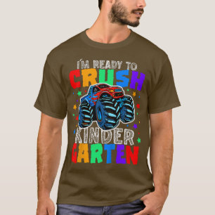 Camiseta Crianças, estou pronto para esmagar o monstro do j