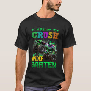 Camiseta Crianças, estou pronto para esmagar o monstro do j