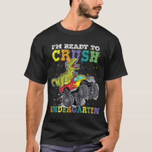 Camiseta Crianças, estou pronto para esmagar o monstro do j