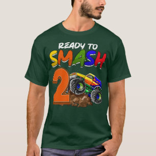 Camiseta Crianças, estou pronto para me esmagar sendo 2 Mon