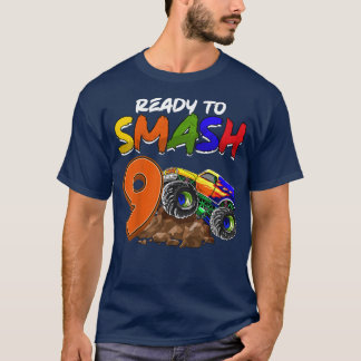 Camiseta Crianças, estou pronto para me esmagar, sendo 9 Mo