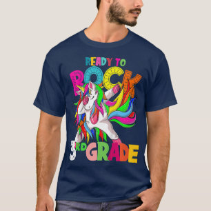 Camiseta Crianças... estou pronto para o 3º ano de volta à 