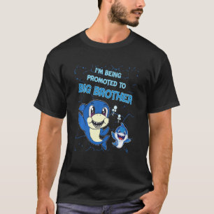 Camiseta Crianças Estou Sendo Promovido a Irmão Mais Velho