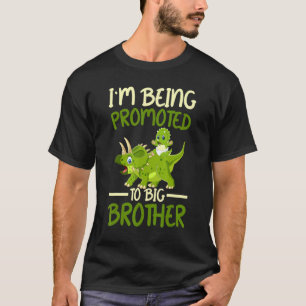 Camiseta Crianças Estou Sendo Promovido Para Irmão Mais Vel