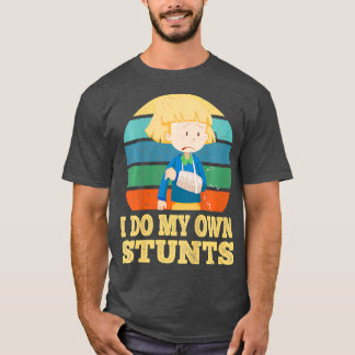 Camiseta Crianças Eu Faço Minhas Próprias Pedras Quebradas 