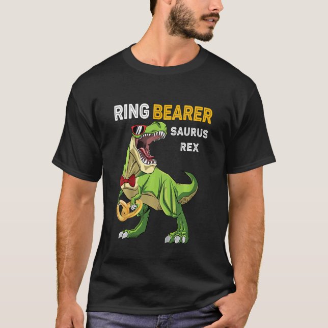 Camiseta Crianças, eu sou o Ring Dude Festa de casamento Ri (Frente)