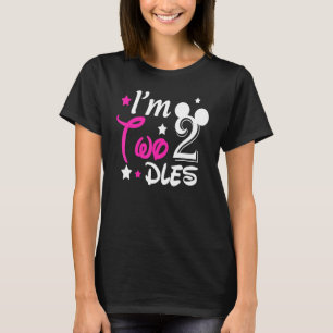 Camiseta Crianças, eu sou segundo aniversário de festas de