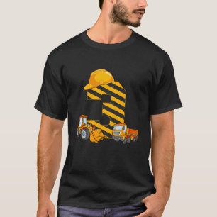 Camiseta Crianças Eu tenho 3 anos de construção de escavado
