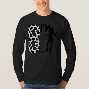 Camiseta Crianças, eu tenho 8 Cavalos a andar de vaqueira 8