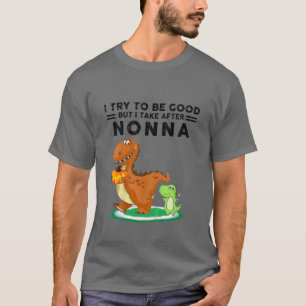 Camiseta Crianças Eu Tento Ser Bom, Mas Eu Tomo Depois Da