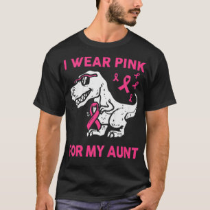 Camiseta Crianças Eu Visto Rosa Para Minha Tia Toddler Bebê