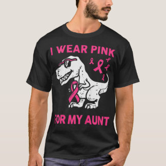 Camiseta Crianças Eu Visto Rosa Para Minha Tia Toddler Bebê