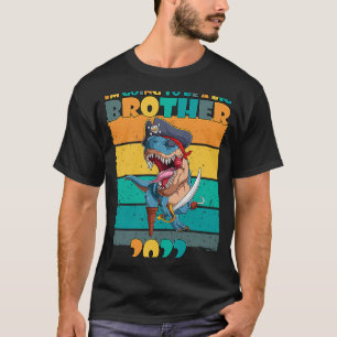 Camiseta Crianças Eu vou ser um Big Brother 2022 T Rex Pira