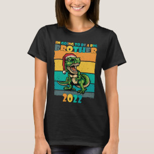 Camiseta Crianças Eu vou ser um Big Brother 2022 T Rex Sant