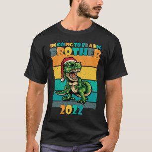 Camiseta Crianças Eu vou ser um Big Brother 2022 T Rex Sant