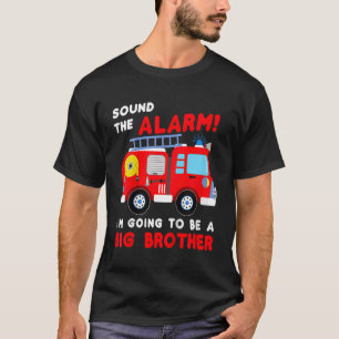 Camiseta Crianças, eu vou ser um grande irmão, Firecaminhão