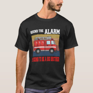 Camiseta Crianças, eu vou ser um grande irmão, Firecaminhão