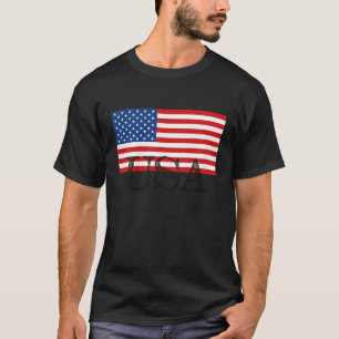 Camiseta Crianças EUA América Flag Boys Americanas Girls Yo