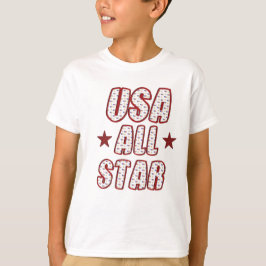 CAMISETA CRIANÇAS EUA TOTALMENTE T-SHIRT