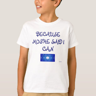 Camiseta CRIANÇAS excelentes NÃO CAMINHAM PARA HANUKKAH
