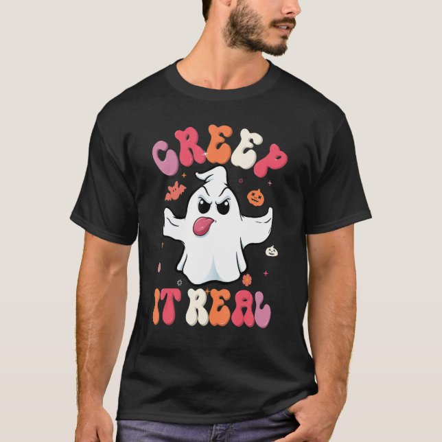Camiseta Crianças Fantasmas De Halloween Meninas Bombeiam G (Frente)
