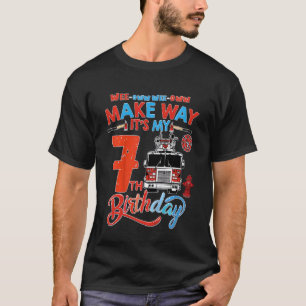 Camiseta Crianças fazem o caminho. É o meu Bir de Bombeiros