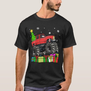 Camiseta Crianças Feliz de crianças do Monstro de Natal Chr