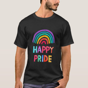 Camiseta Crianças Feliz Orgulho Roupa Orgulho Mês Juventude