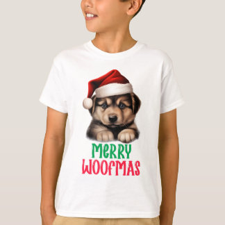Camiseta Crianças Feliz Woofmas