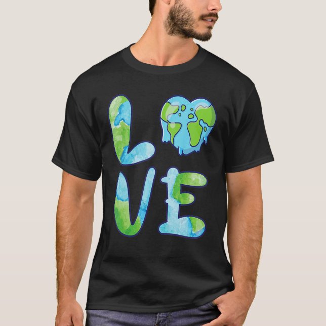 Camiseta Crianças Felizes Amas Dia da Terra 2022 Crianças d (Frente)
