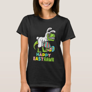 Camiseta Crianças Felizes EastrawTrex Páscoa Coelhinho De O