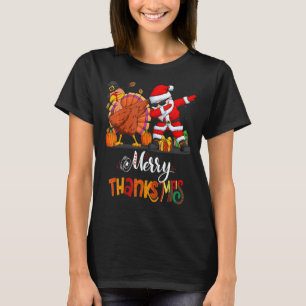 Camiseta Crianças Felizes Thanksmas Turquia retira meninos
