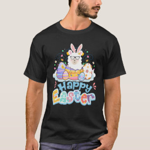 Camiseta Crianças Felzs pascoa Oferecem Llama Bonny Girls 