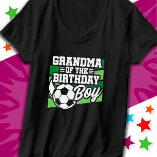 Camiseta Crianças Festa de Futebol Vovó do Aniversário