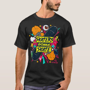Camiseta Crianças Flite Boi Skateboards Skaternadores Vai S