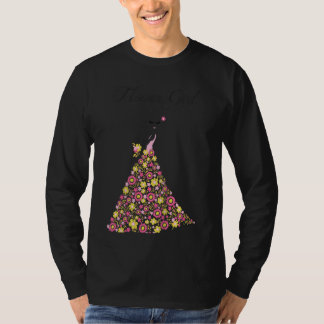 Camiseta Crianças Flores Meninas Escolheram Casamento Perfe