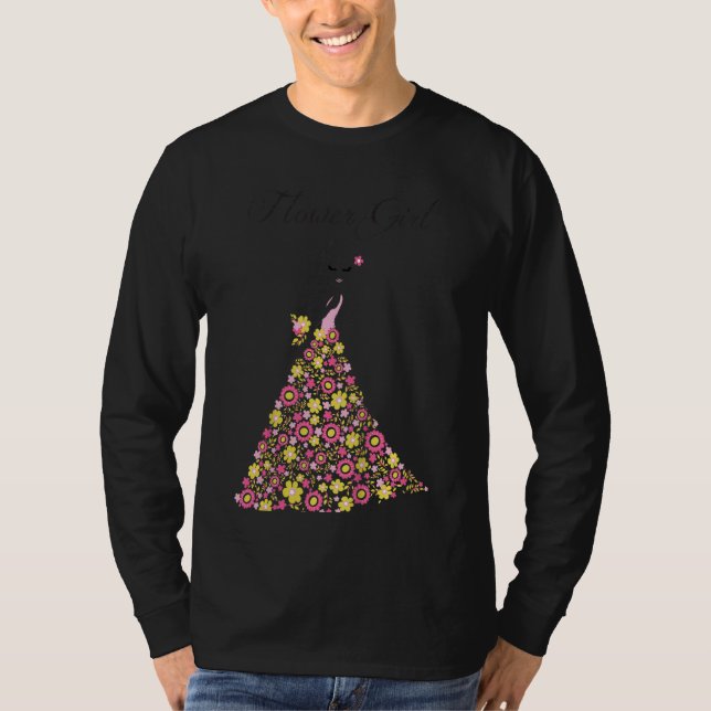 Camiseta Crianças Flores Meninas Escolheram Casamento Perfe (Frente)