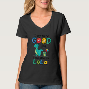 Camiseta Crianças Fofas Tento Ser Bom Mas Eu Tomo Depois Da