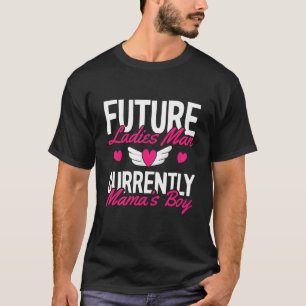 Camiseta Crianças Futuras Mulheres Namorados de Mamas Atuai