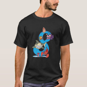 Camiseta Crianças Futuro Biólogo Marinho 8 Anos 8 Anos Aniv