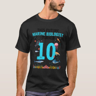 Camiseta Crianças Futuros Designs Biólogos Marinhos para o 
