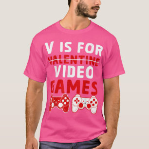 Camiseta Crianças Gamer de Dia de os namorados engraçadas O