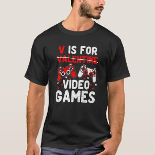 Camiseta Crianças Gamer V É Para Videos games Dias de os na