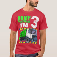 Crianças Garbage Truck aniversário de 3 anos Boy 3