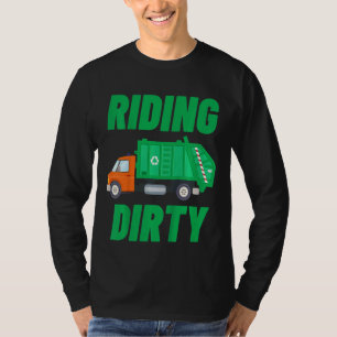 Camiseta Crianças Garbage Truck Garbage Day Toddler Dir