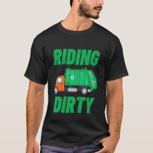 Camiseta Crianças Garbage Truck Garbage Day Toddler Dir